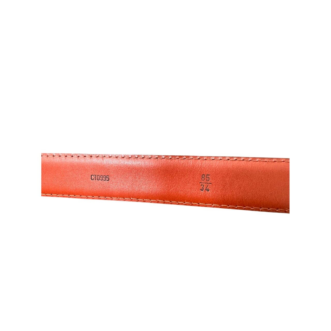 Louis Vuitton Orange Epi Leather Belt