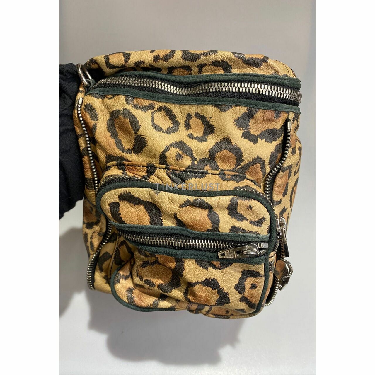 Alexander Wang Multi Jane Leopard in Brown Shoulder Bag