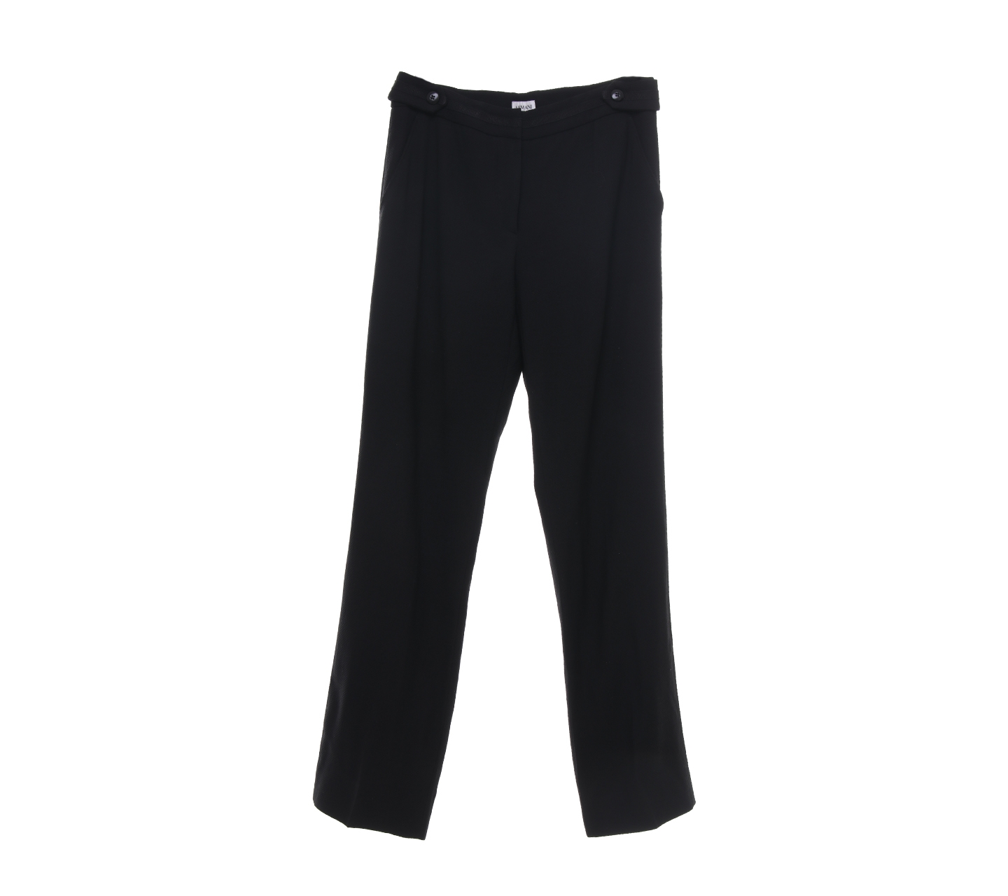 Armani Collezioni Black Long Pants