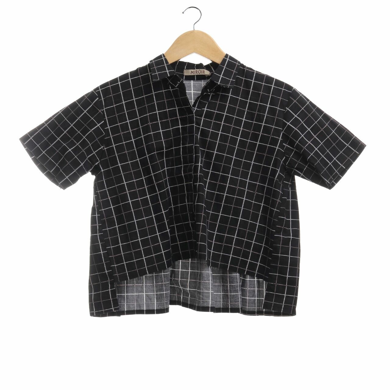 Miroir Black Plaid Shirt