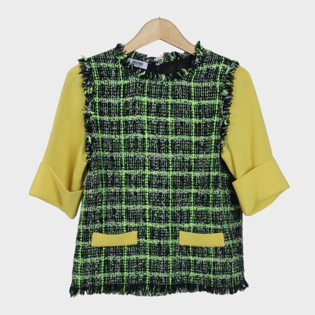 Moschino Multicolour Tweed Blouse