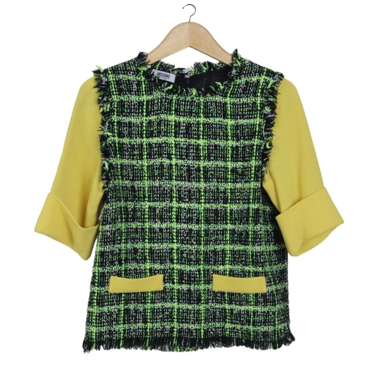 Moschino Multicolour Tweed Blouse