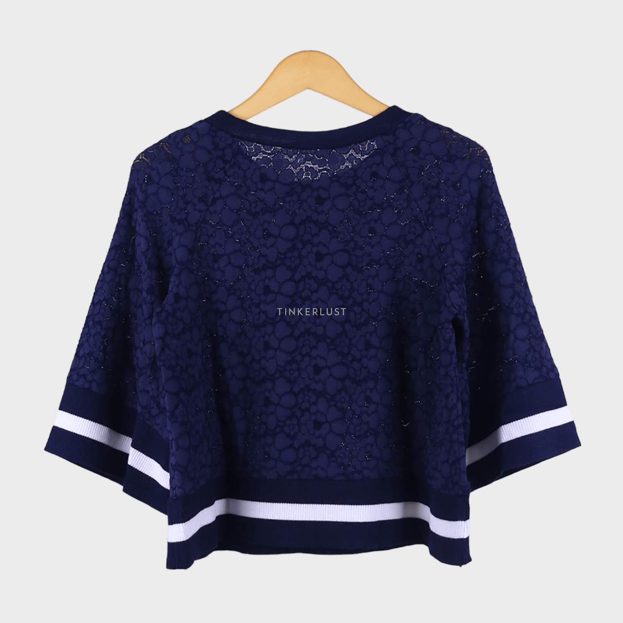 iRoo Navy Lace Blouse