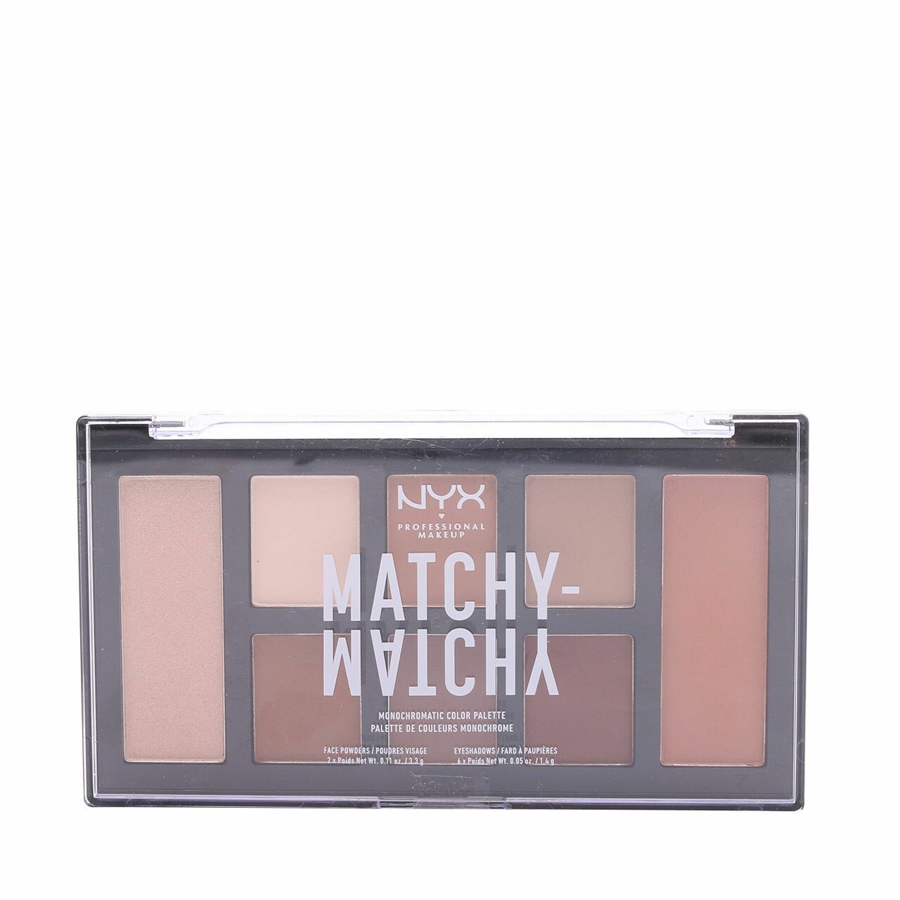 NYX Monochromatic Color Palette Face Powder & Eyeshadow - Taupe Sets and Palette