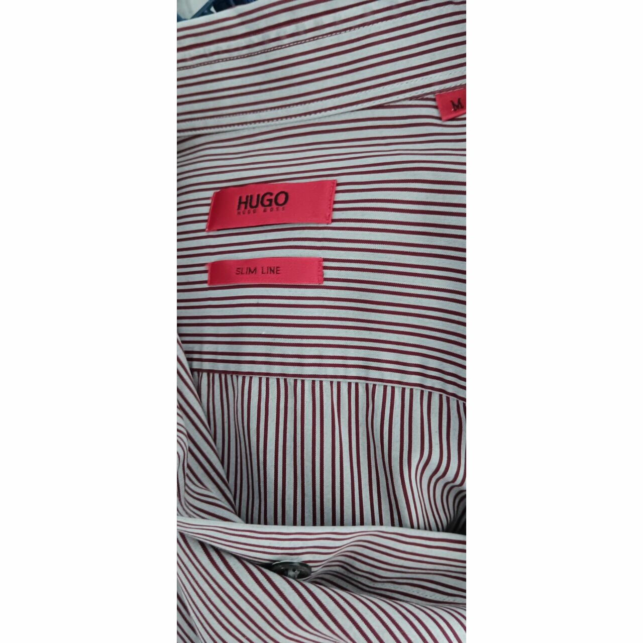 Hugo Boss Brown & Grey Stripes Shirt