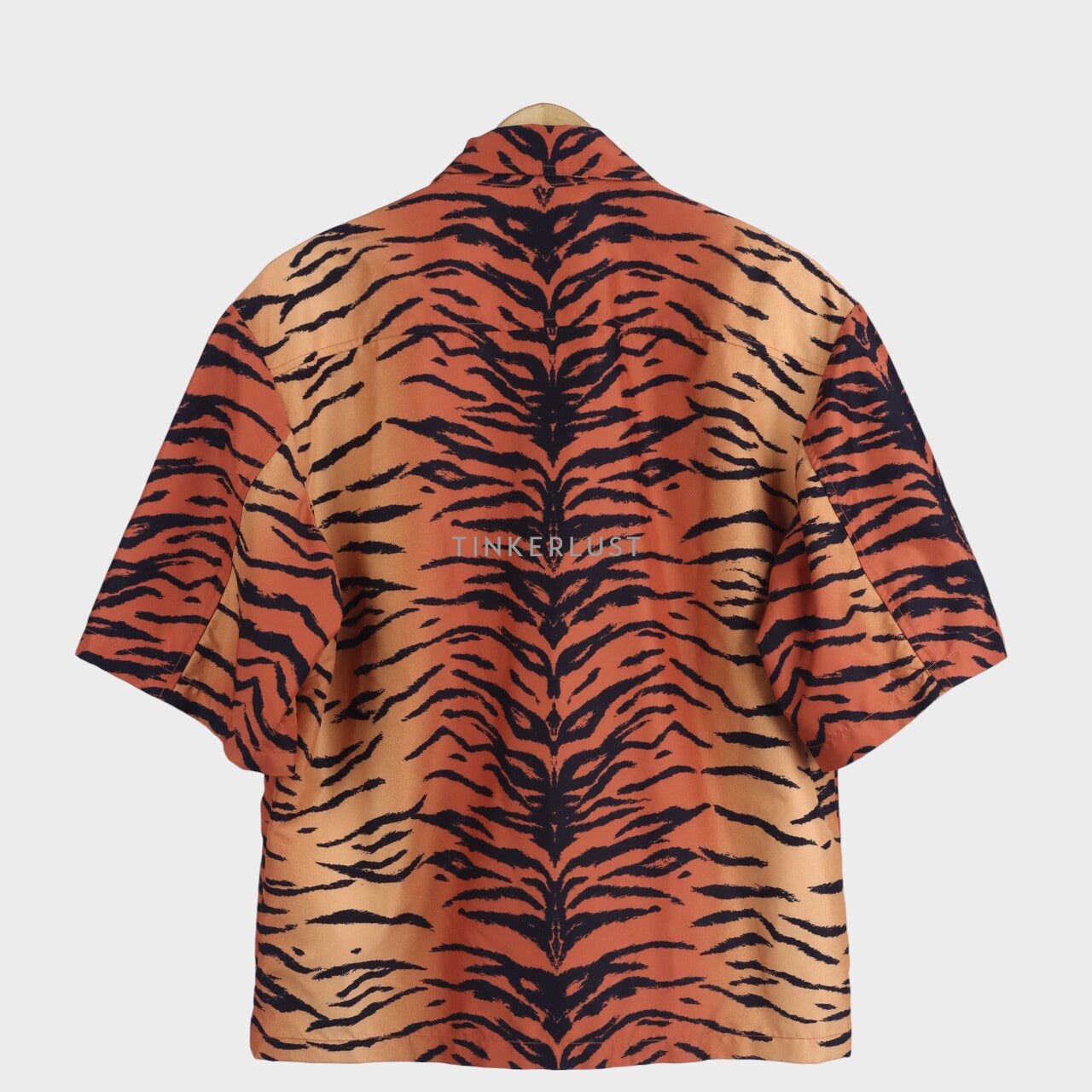 Onitsuka Tiger Black & Orange Animal Print Jacket