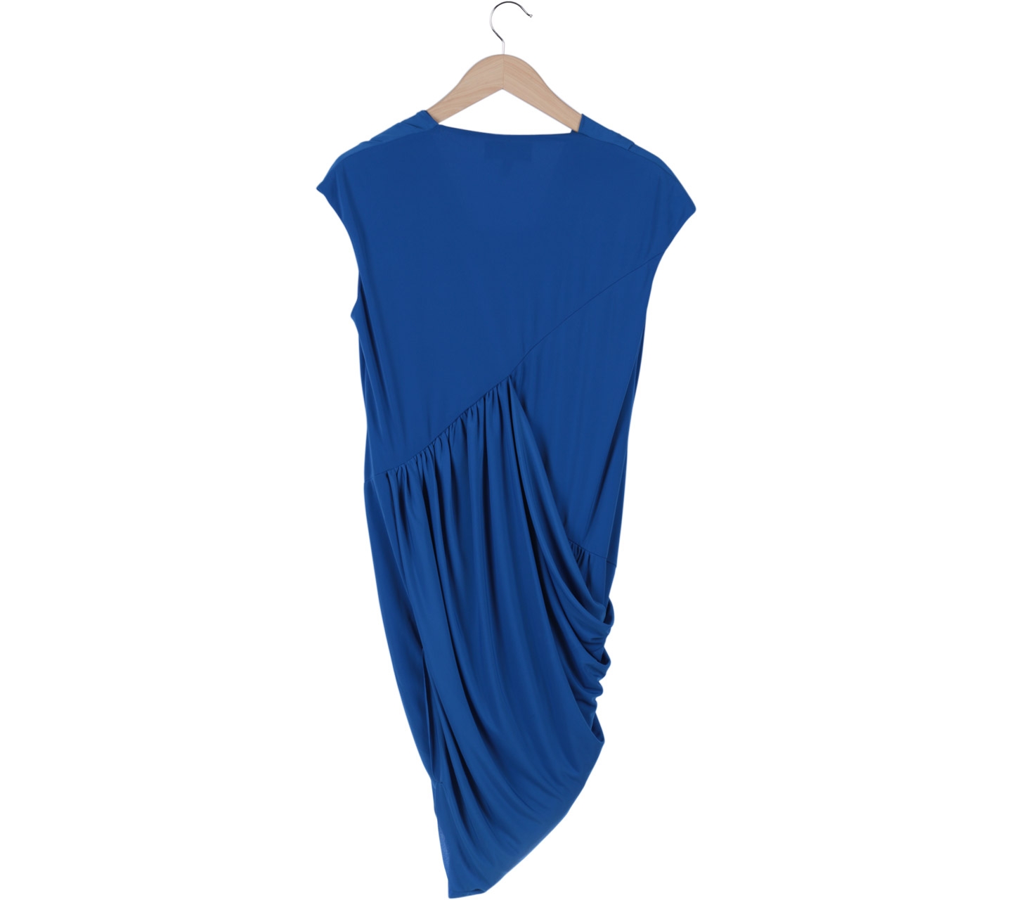 Allure Noir Blue Drapped Mini Dress