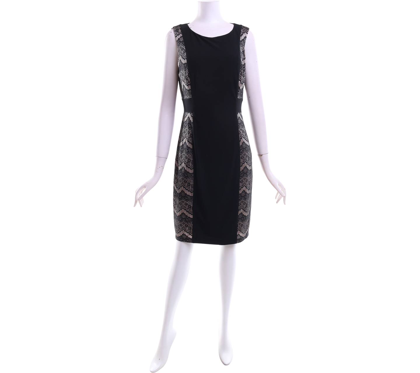 Cynthia Rowley Black & Cream Mini Dress