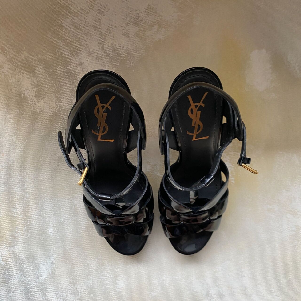 Yves Saint Laurent Black Tribute Heels