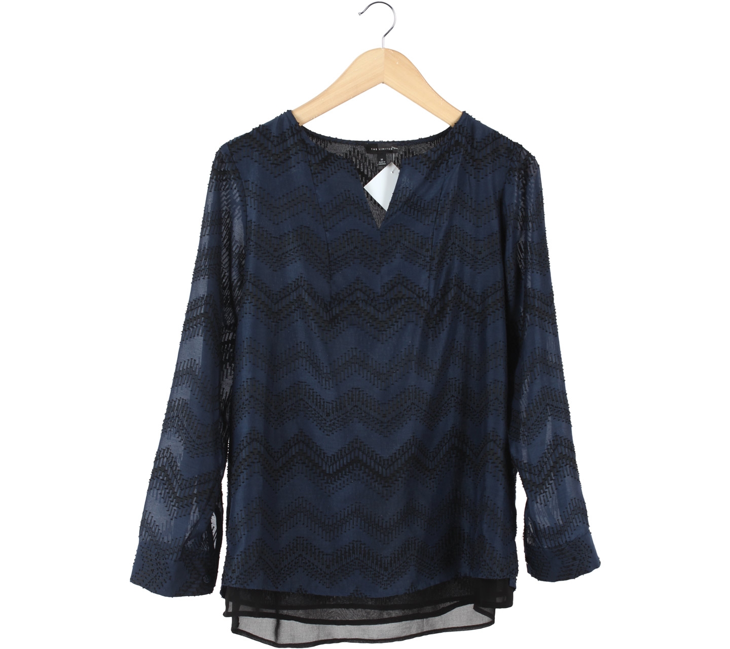 The Limited Dark Blue Blouse