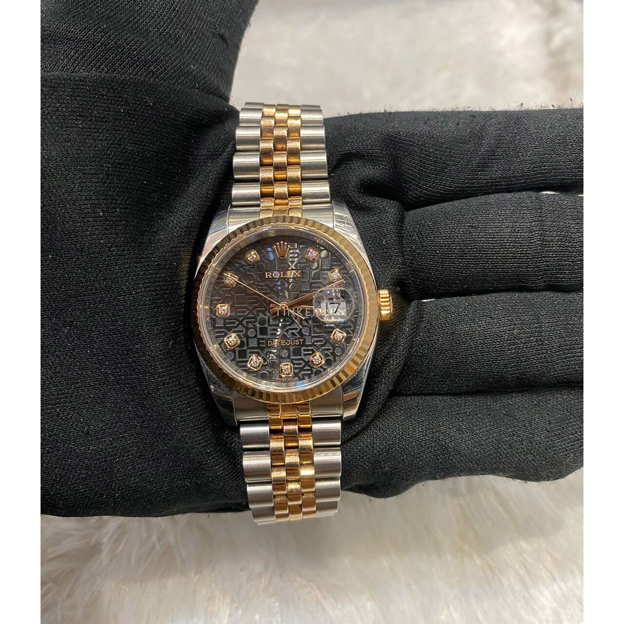 Rolex Datejust 36 Rose Gold Jubilee Diamond Diale 2017 Watch