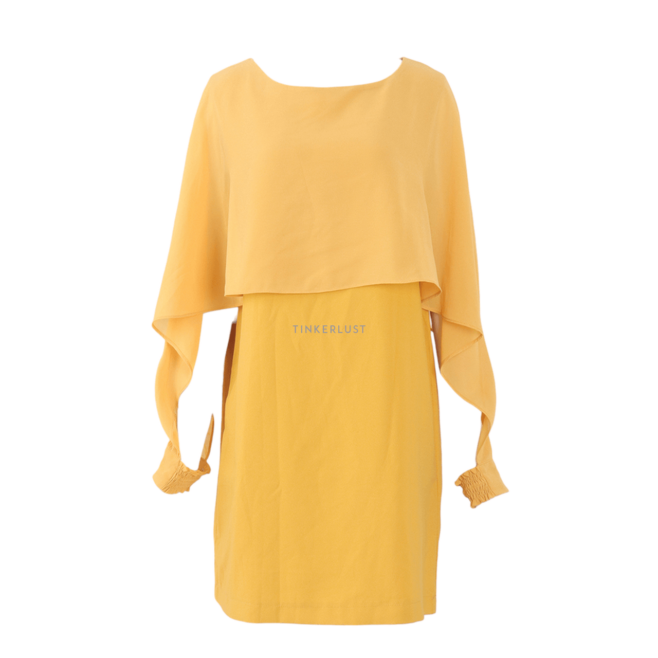 Yuan Mustard Mini Dress