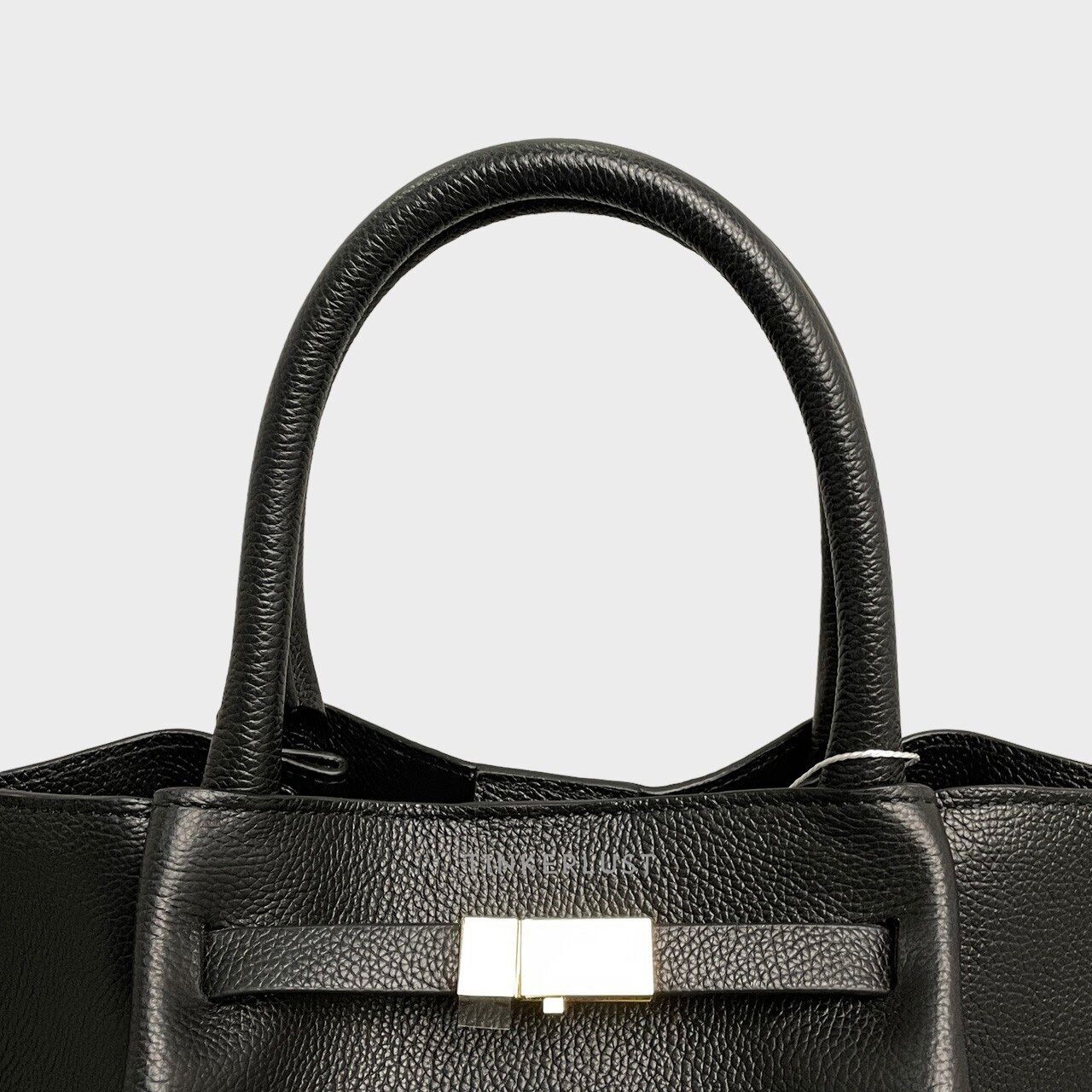 DeMellier The Midi New York Black Grained GHW Handbag