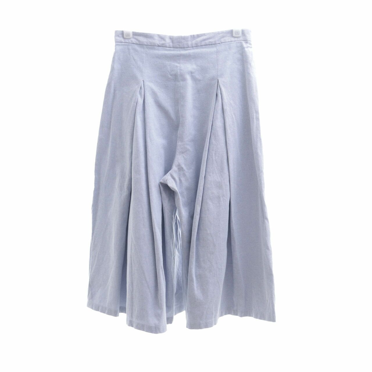 Anokhi Blue Washed Cropped Culottes Pants