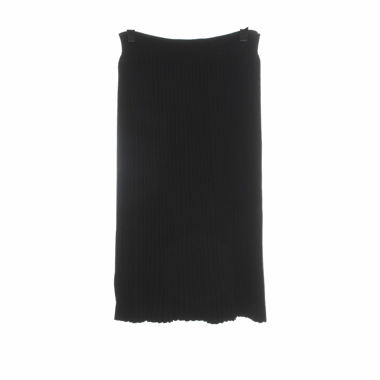 Nikicio Black Knit Midi Skirt
