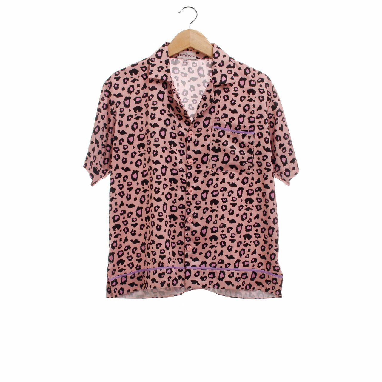 Luminara Multicolor Leopard Shirt