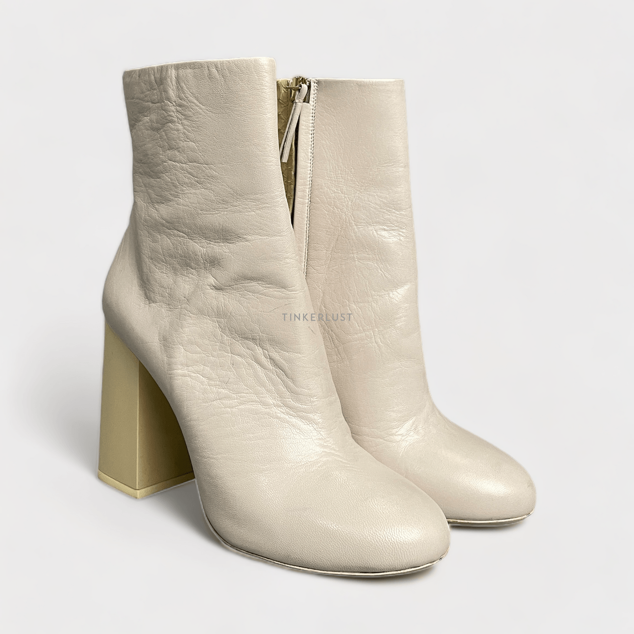 Paul Smith Ankle Boots Ivory Snakeskin Pumps