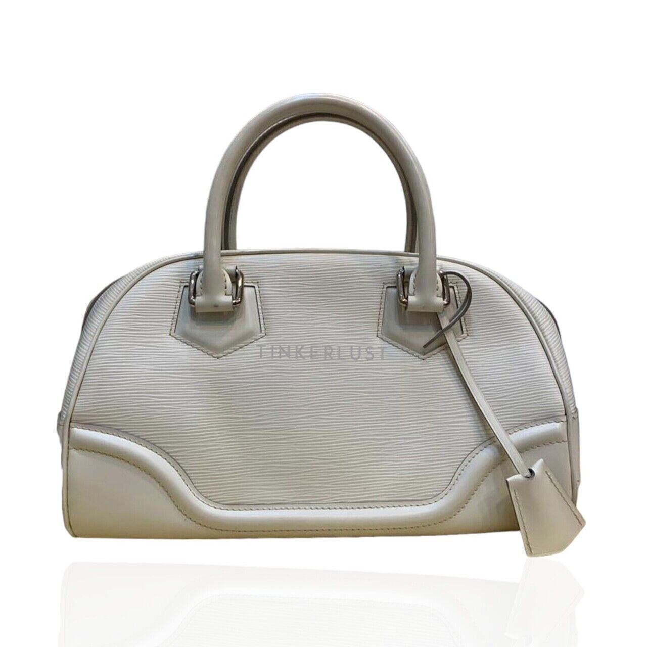 Louis Vuitton Bowling Epi Leather White PM 2007 Handbag 