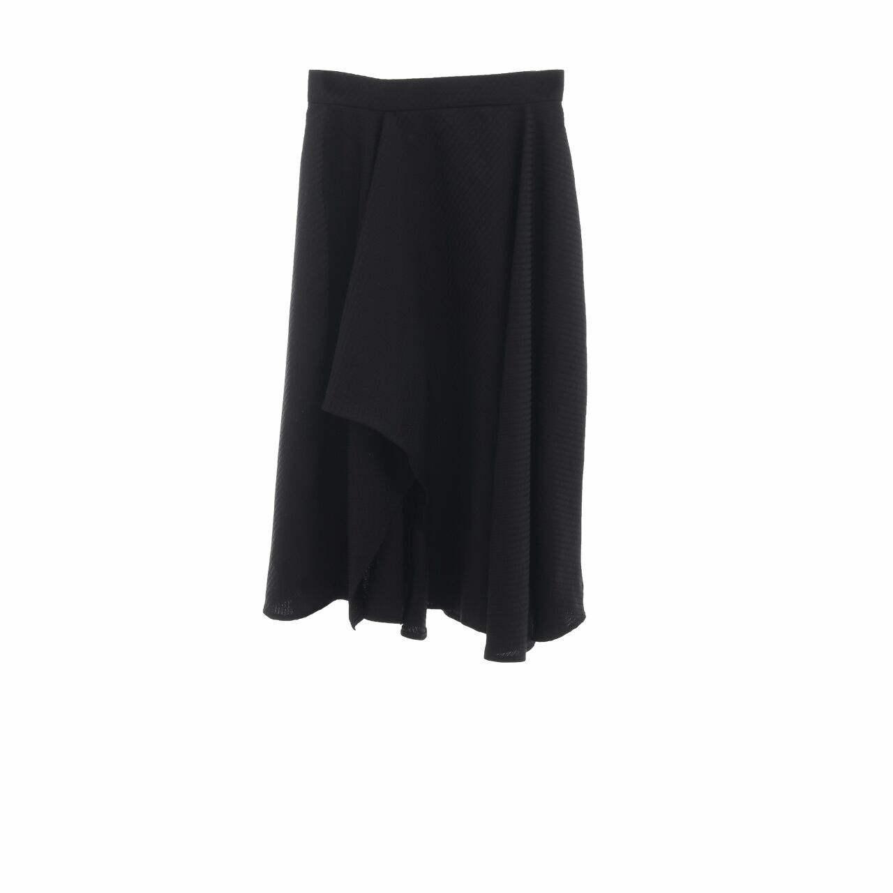 Picnic Black Hi-Lo Mini Skirt