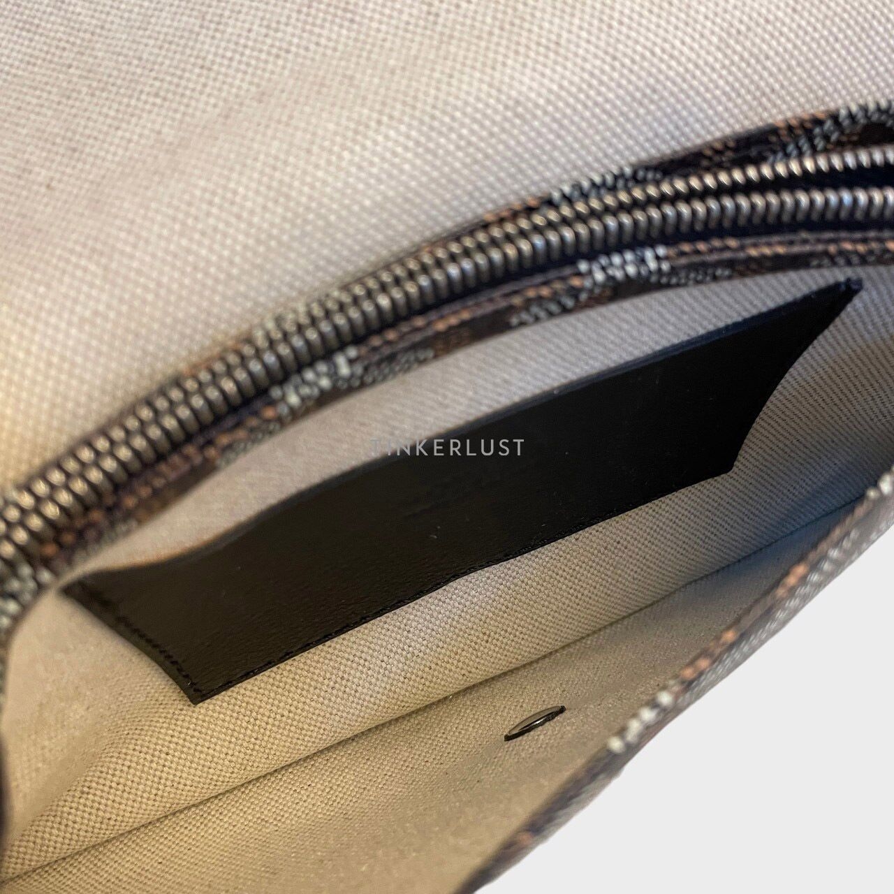 Goyard Plumet Pocket Black Wallet Sling Bag