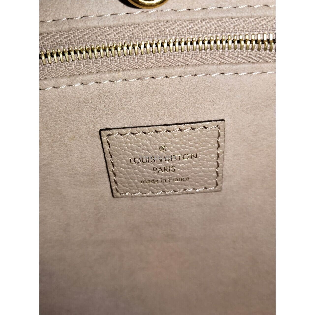 Louis Vuitton OnTheGo PM Taupe Monogram Empriente Chip Satchel