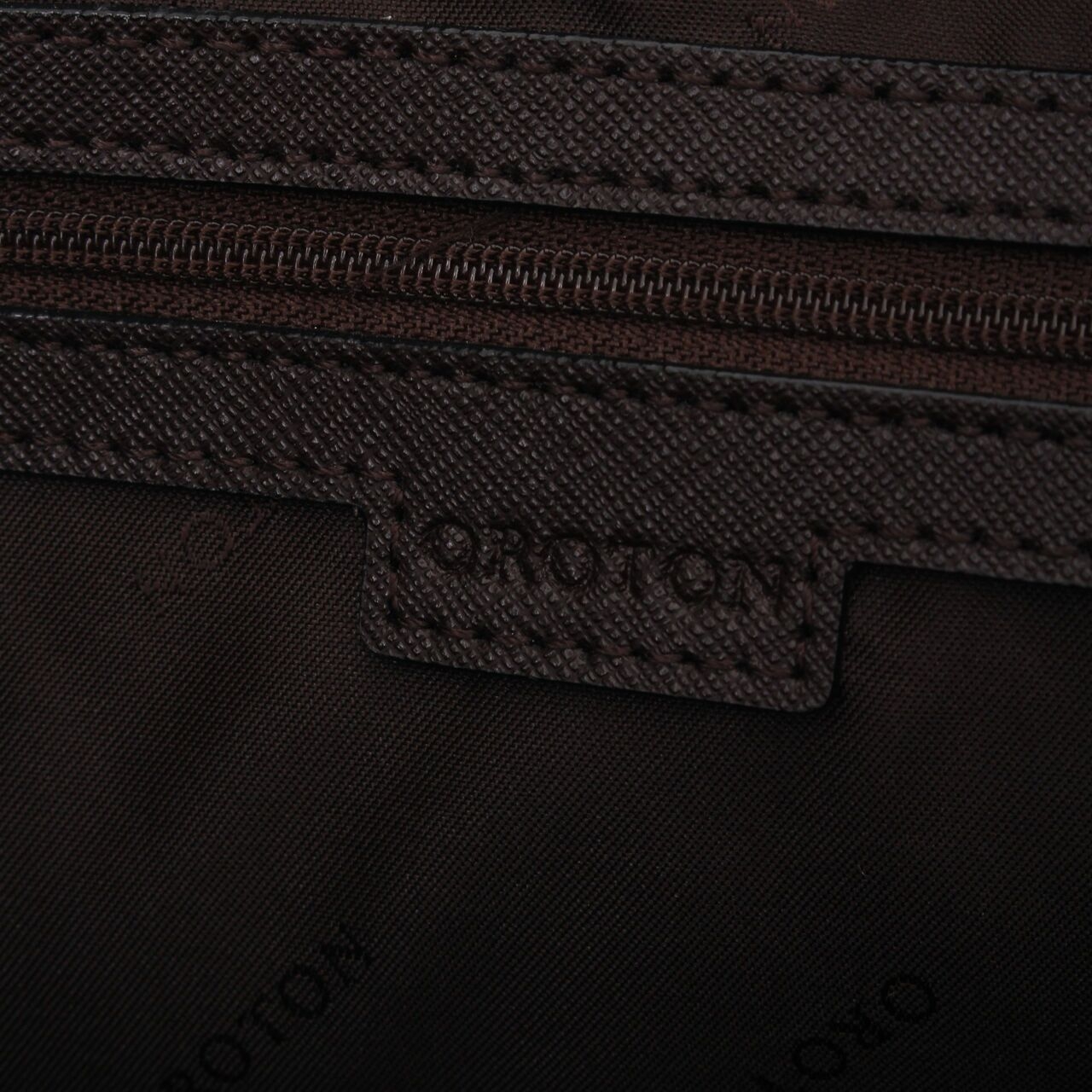 Oroton Maroon Document Satchel Bag