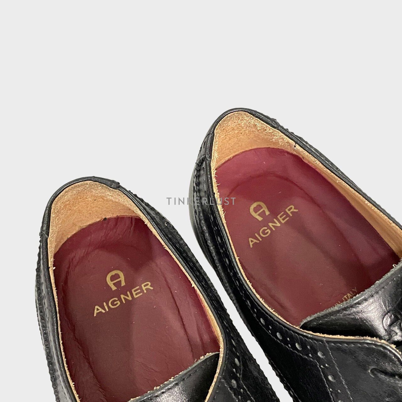 Aigner Ken 2 Black Leather Loafers
