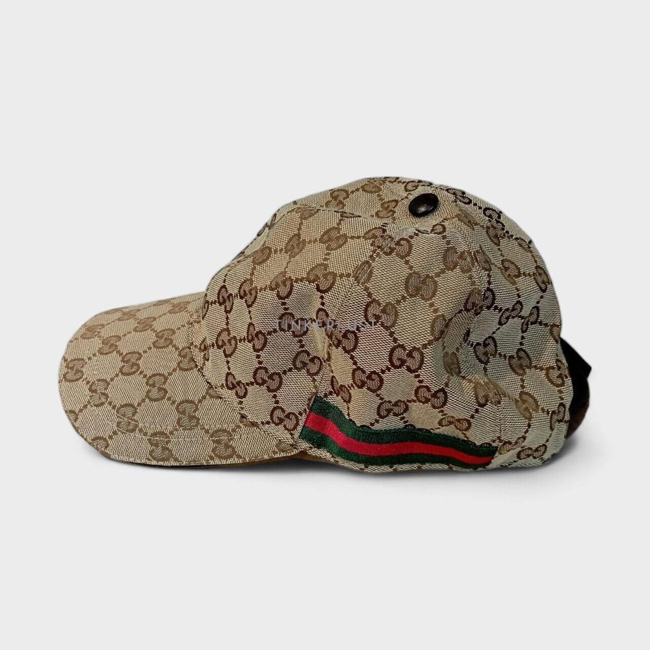 Gucci GG Monogram Canvas Web Baseball Hat