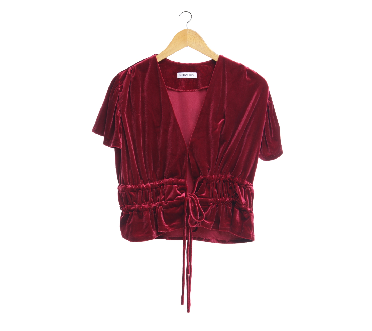 The Pixie Rack Red Velvet Outerwear
