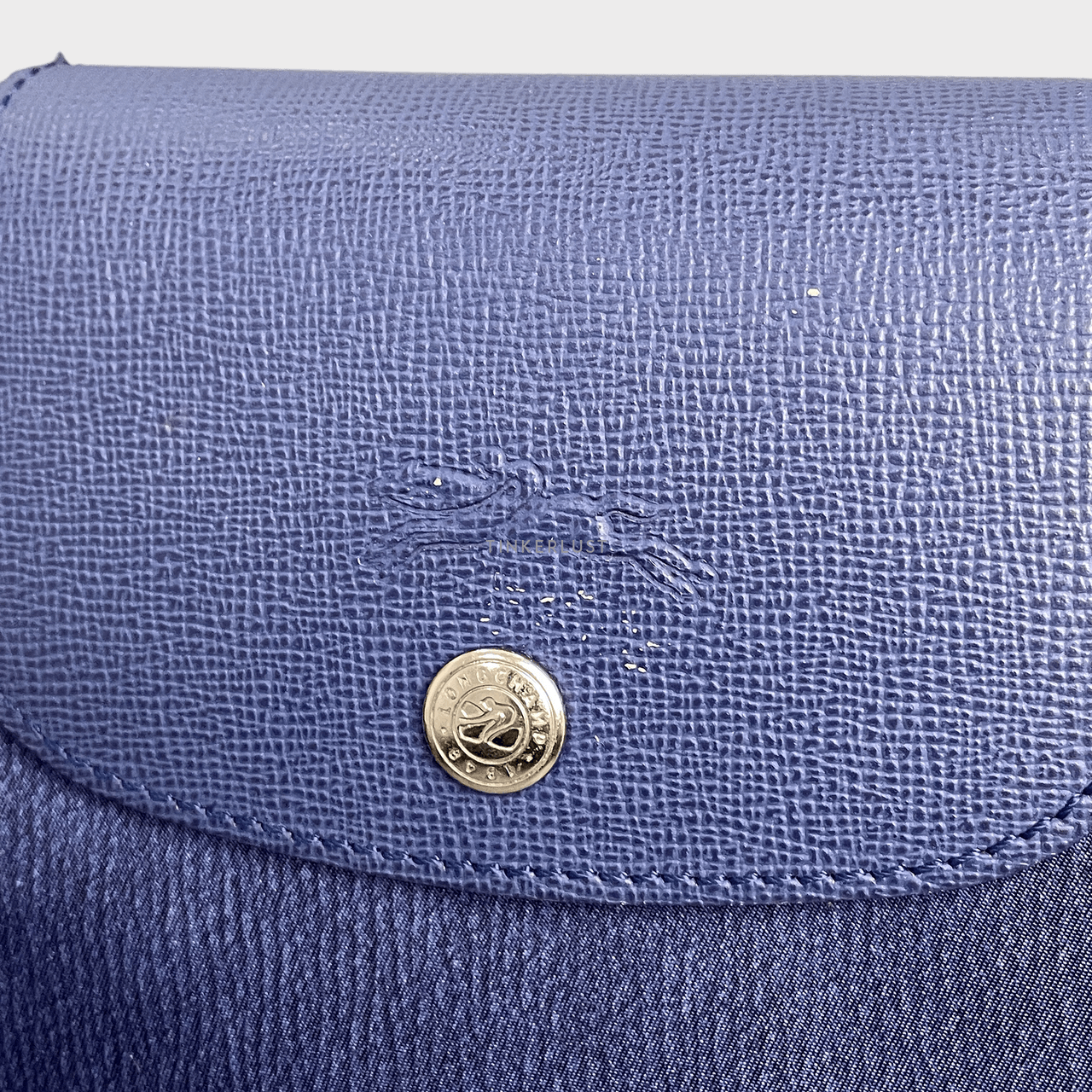 Longchamp Le Pliage Jeans Small Blue Tote Bag