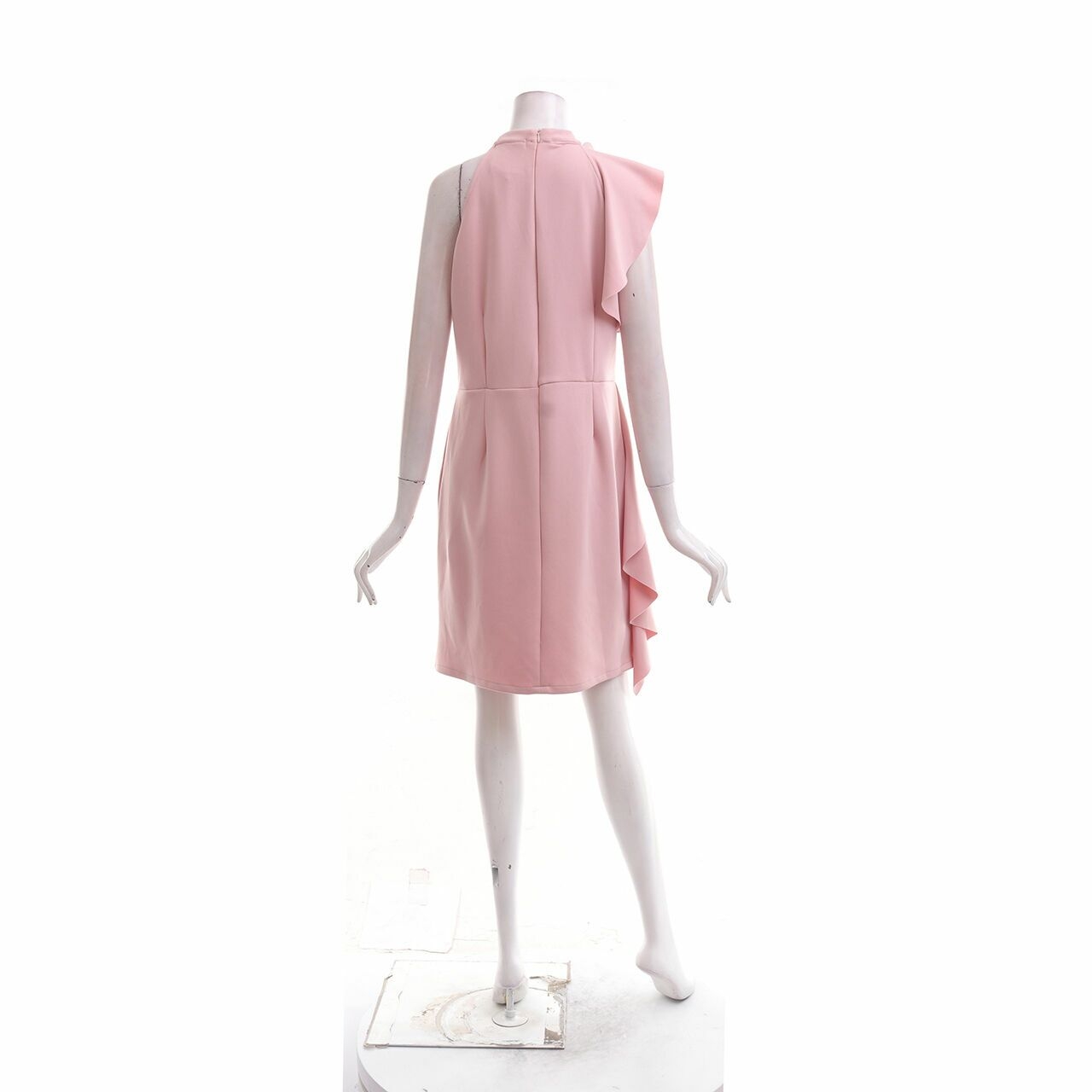 Callie Cotton Pink Midi Dress