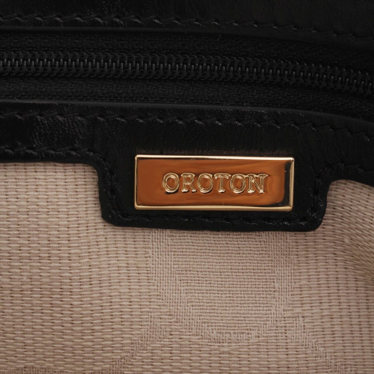 Oroton Black Shoulder Bag