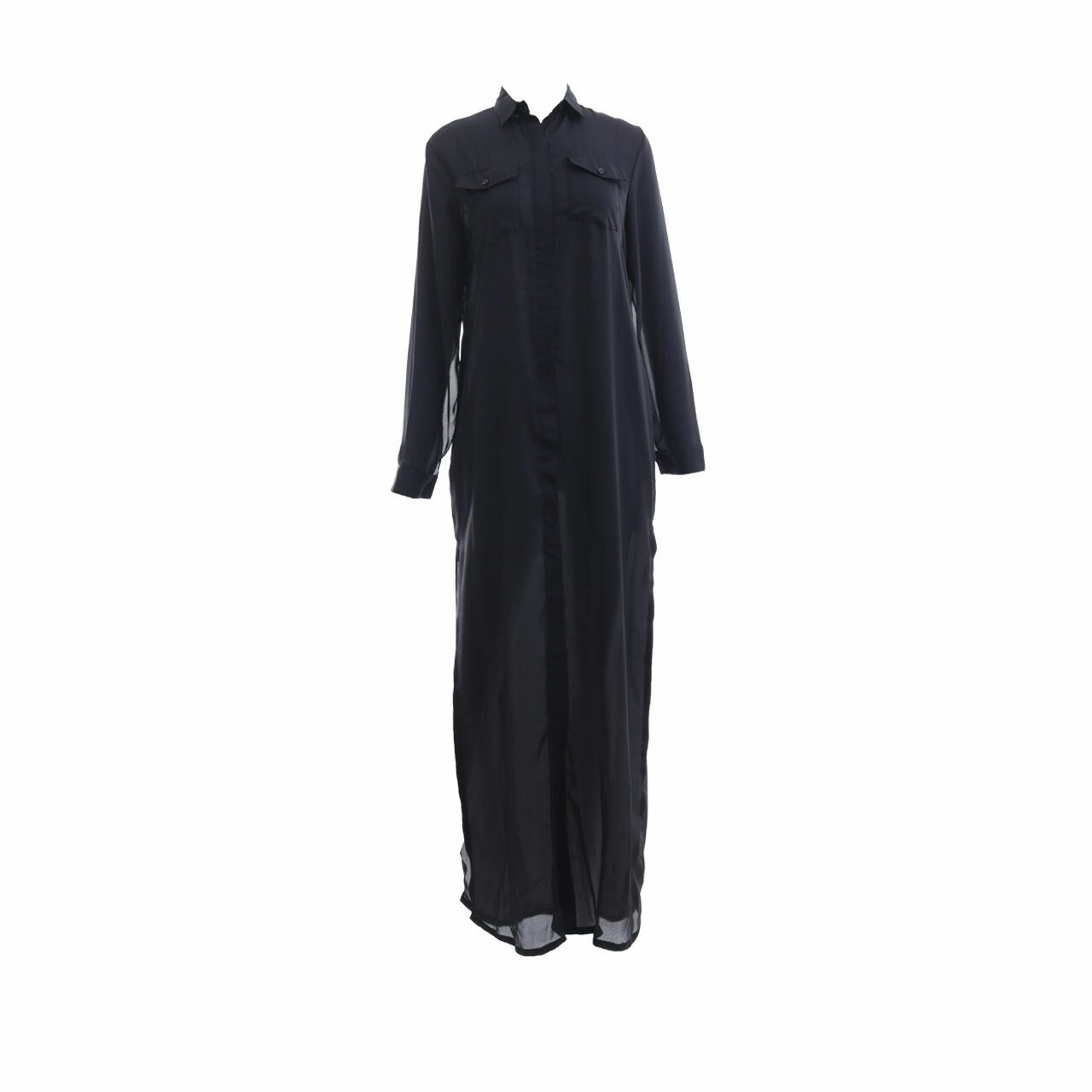 Nikicio Black Long Dress
