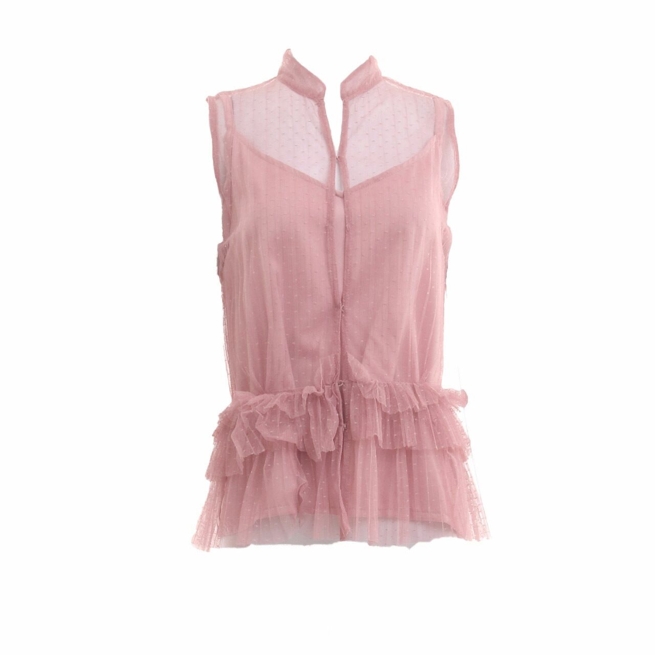 Ponytale Soft Pink Sleeveless With Inner