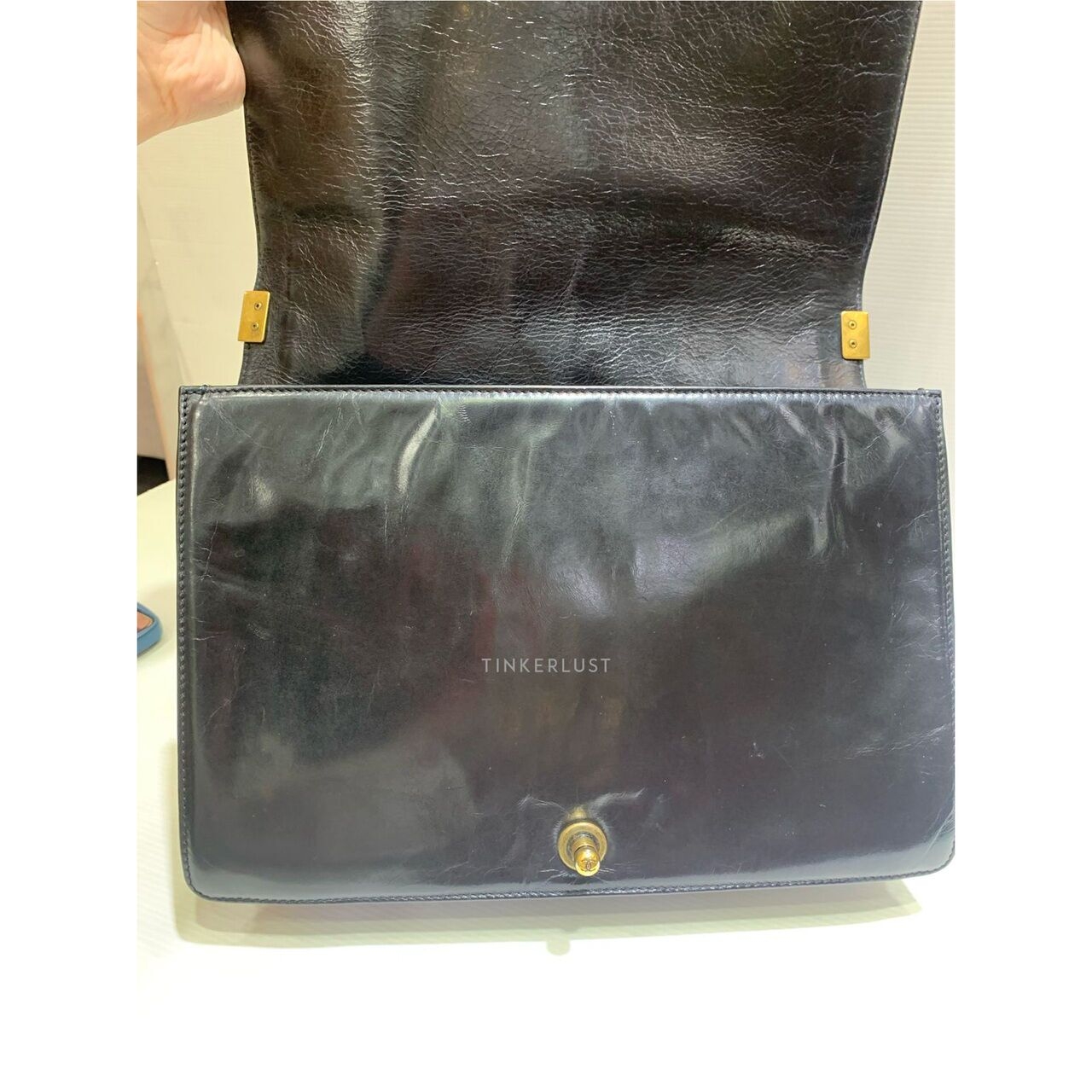 Chanel Boy Maxi Calfskin Leather Black GHW #17 Shoulder Bag 