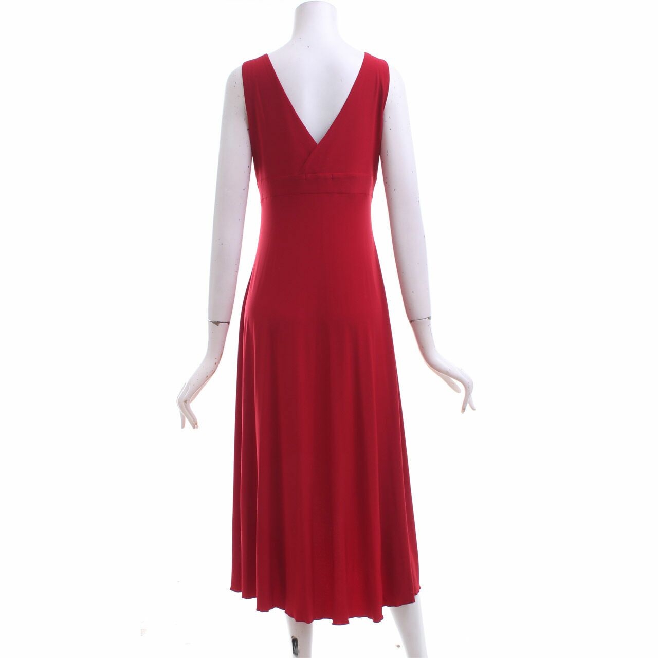 TheoryX Red Midi Dress