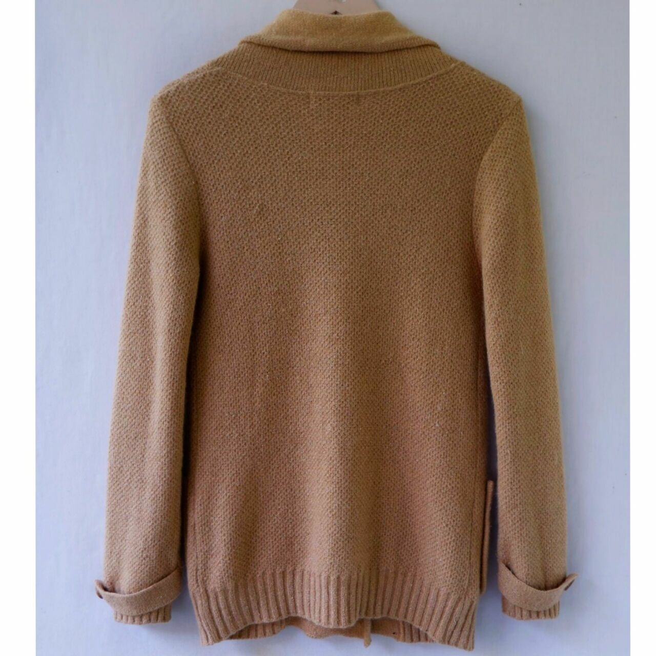 Jill Stuart Brown Plaid Sweater