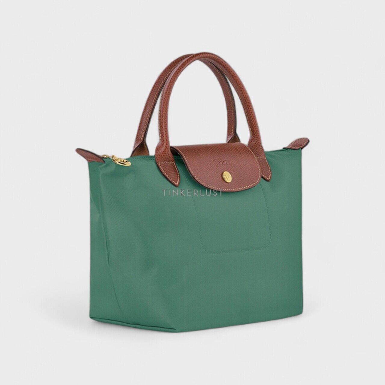 Longchamp Le Pliage Small Top-Handle Sage Handbag