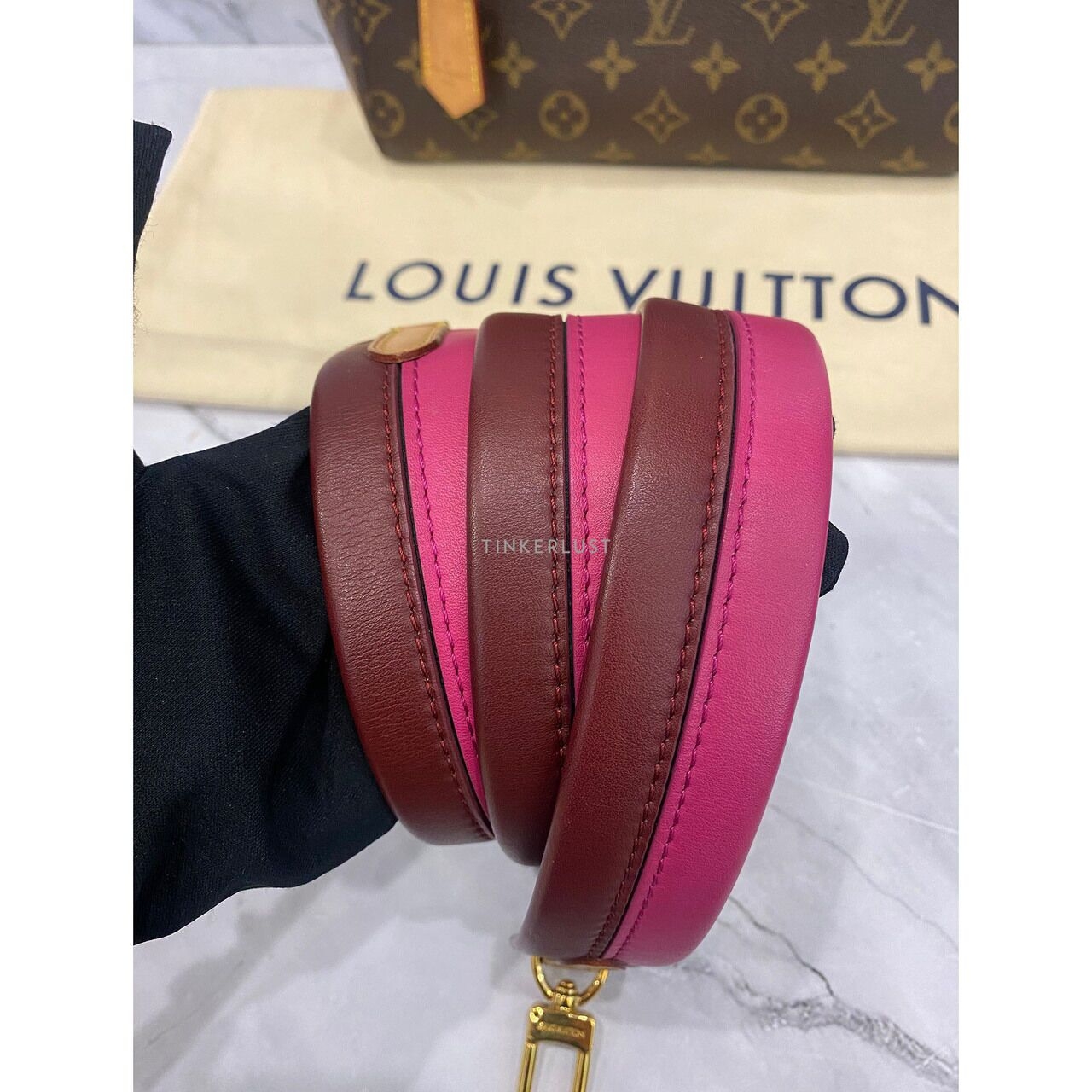 Louis Vuitton Cluny BB Monogram Fuchsia GHW 2018 Satchel