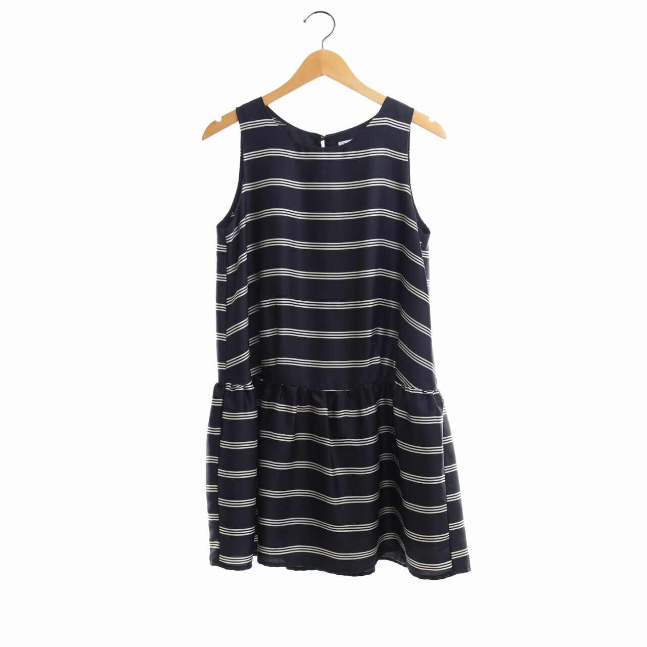 Glamorous Black Striped Mini Dress