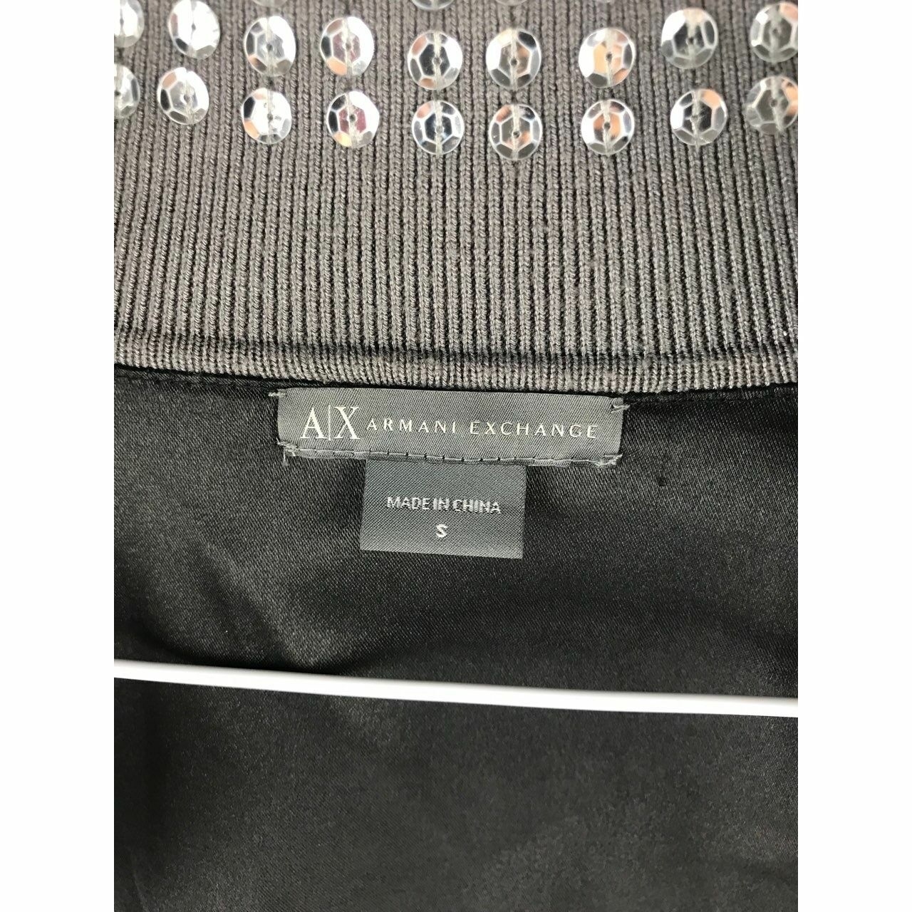 Armani Exchange Silver Jacket