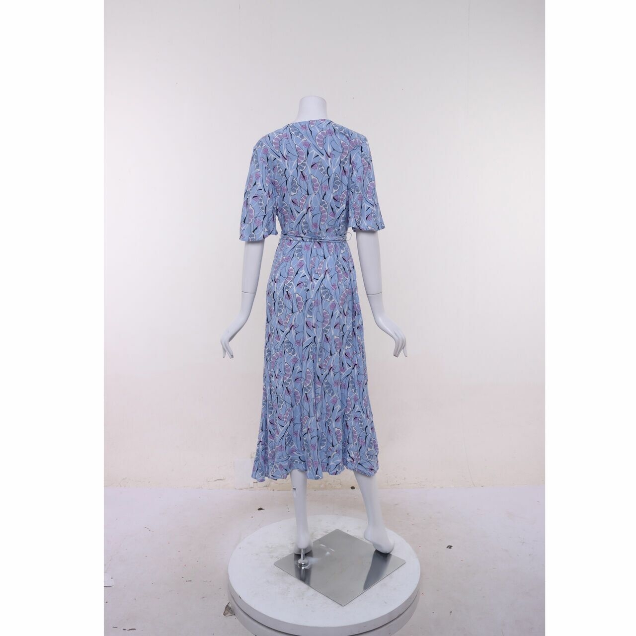 Per Una Blue Floral Midi Dress