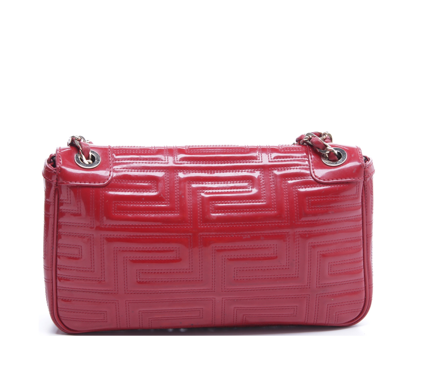Gianni Versace Red Shoulder Bag