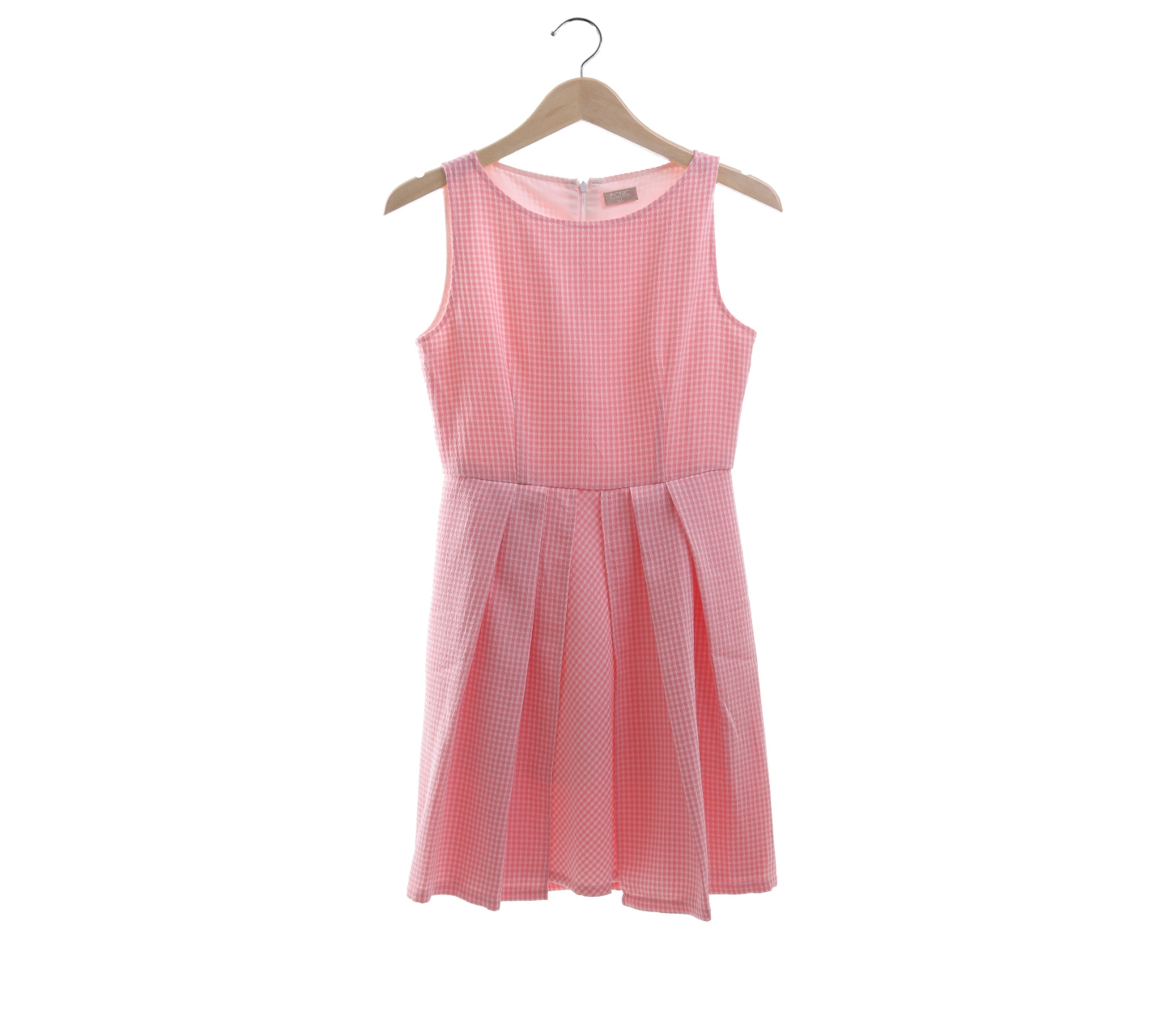 Picnic Pink Plaid Mini Dress