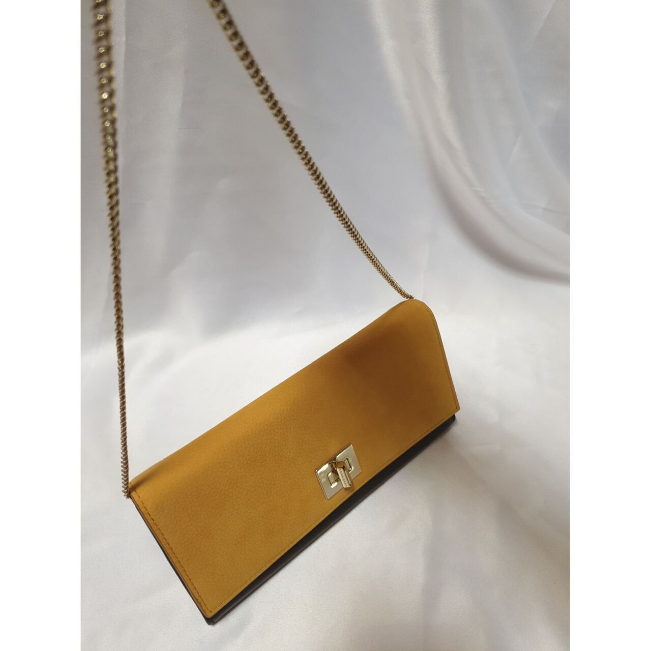 Boss By Hugo Boss Yellow and Black Clutch With Chain