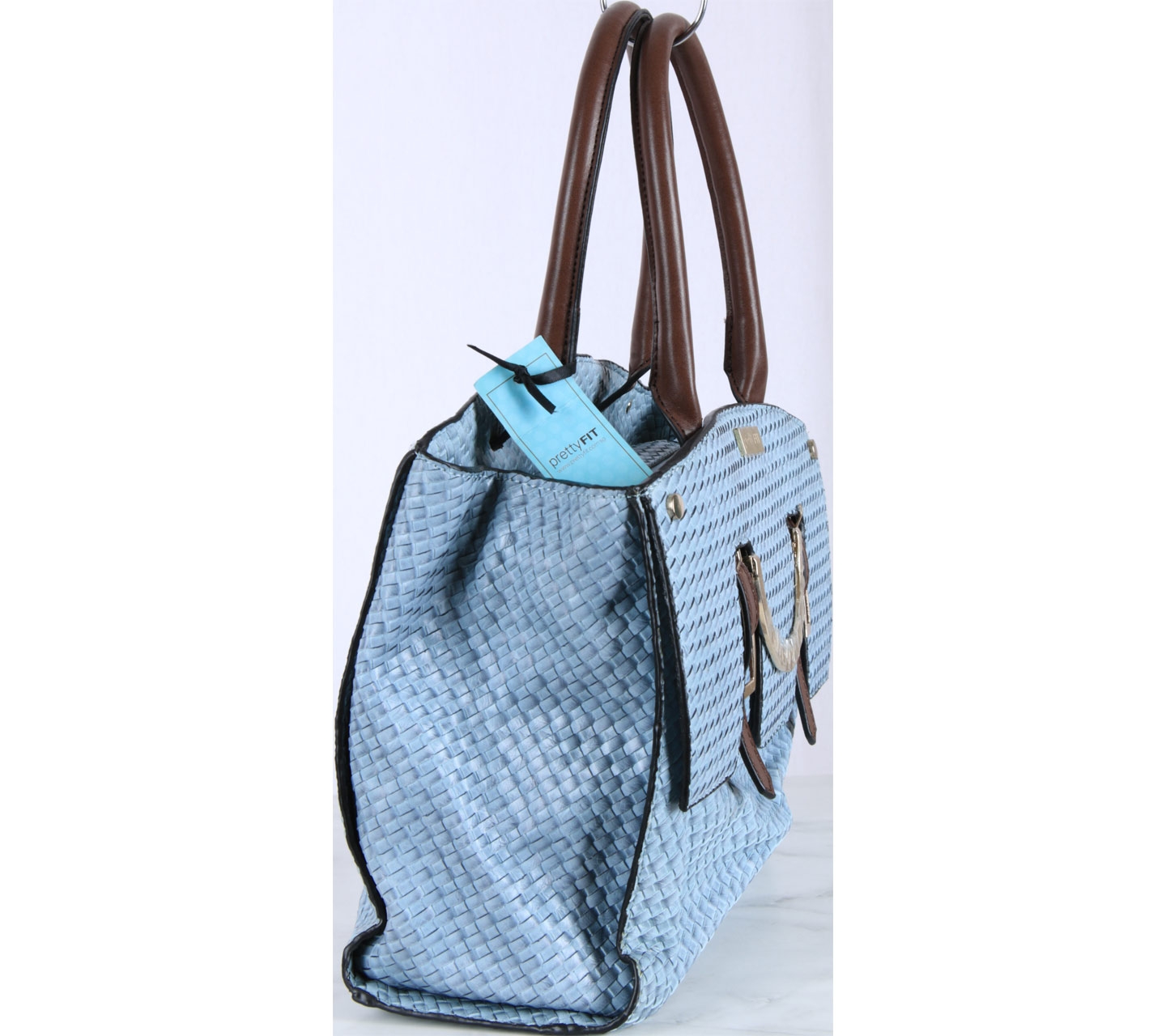 Pretty Fit Blue Handbag