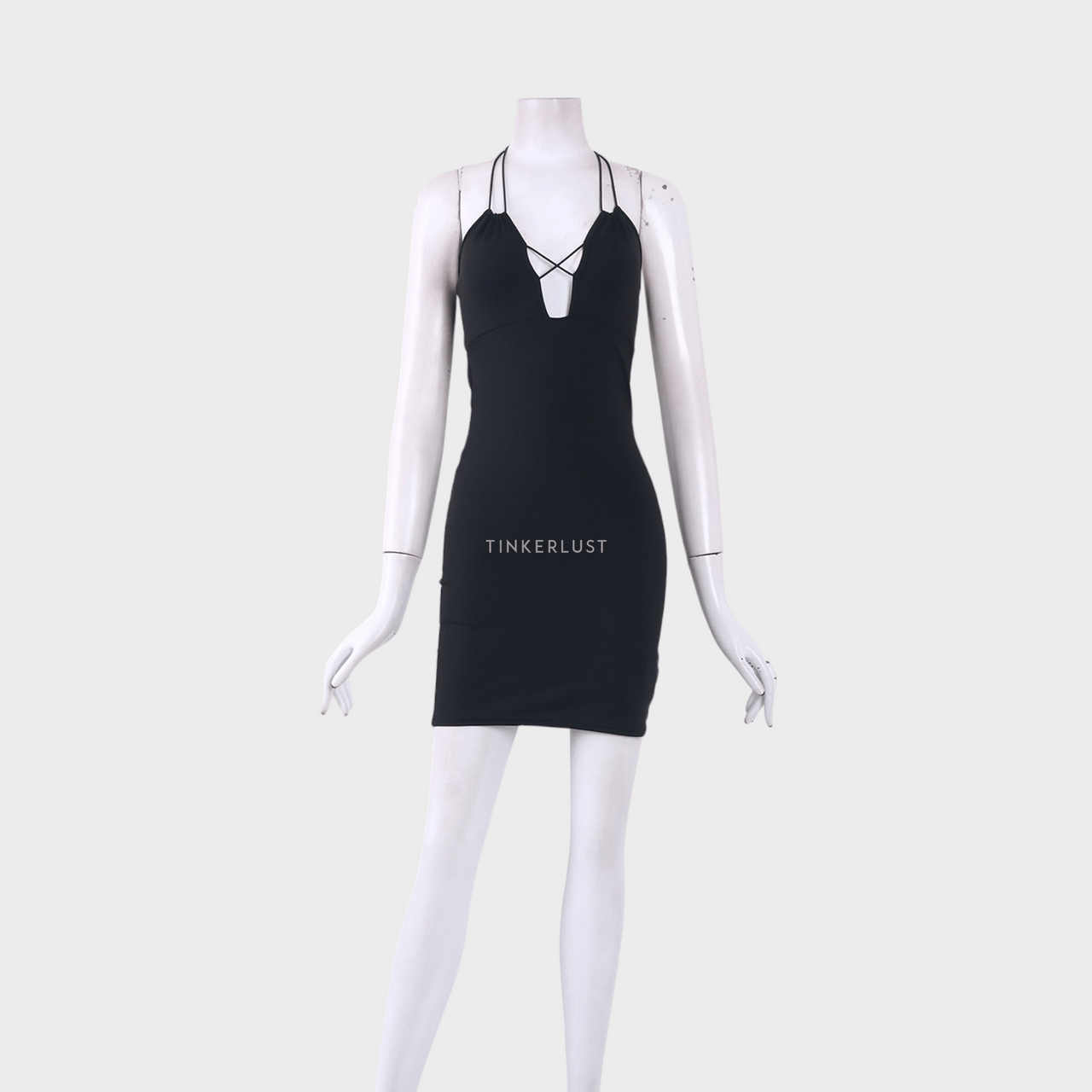 Spring Summer Style Black Mini Dress