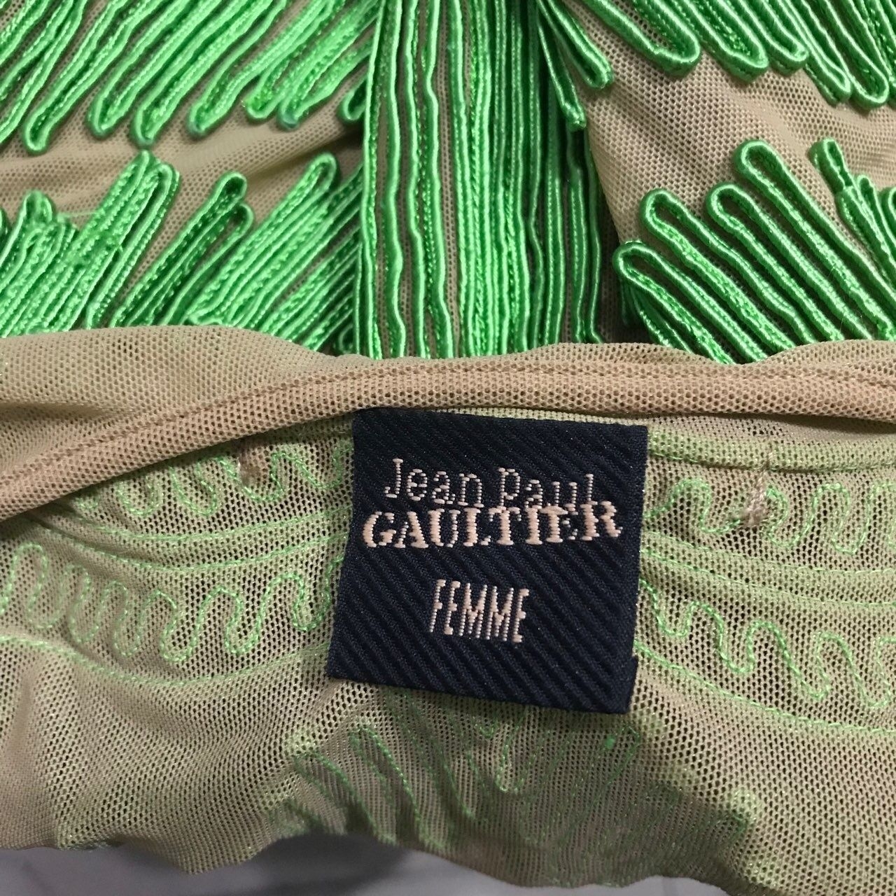 Jean Paul Gaultier Green Long Dress