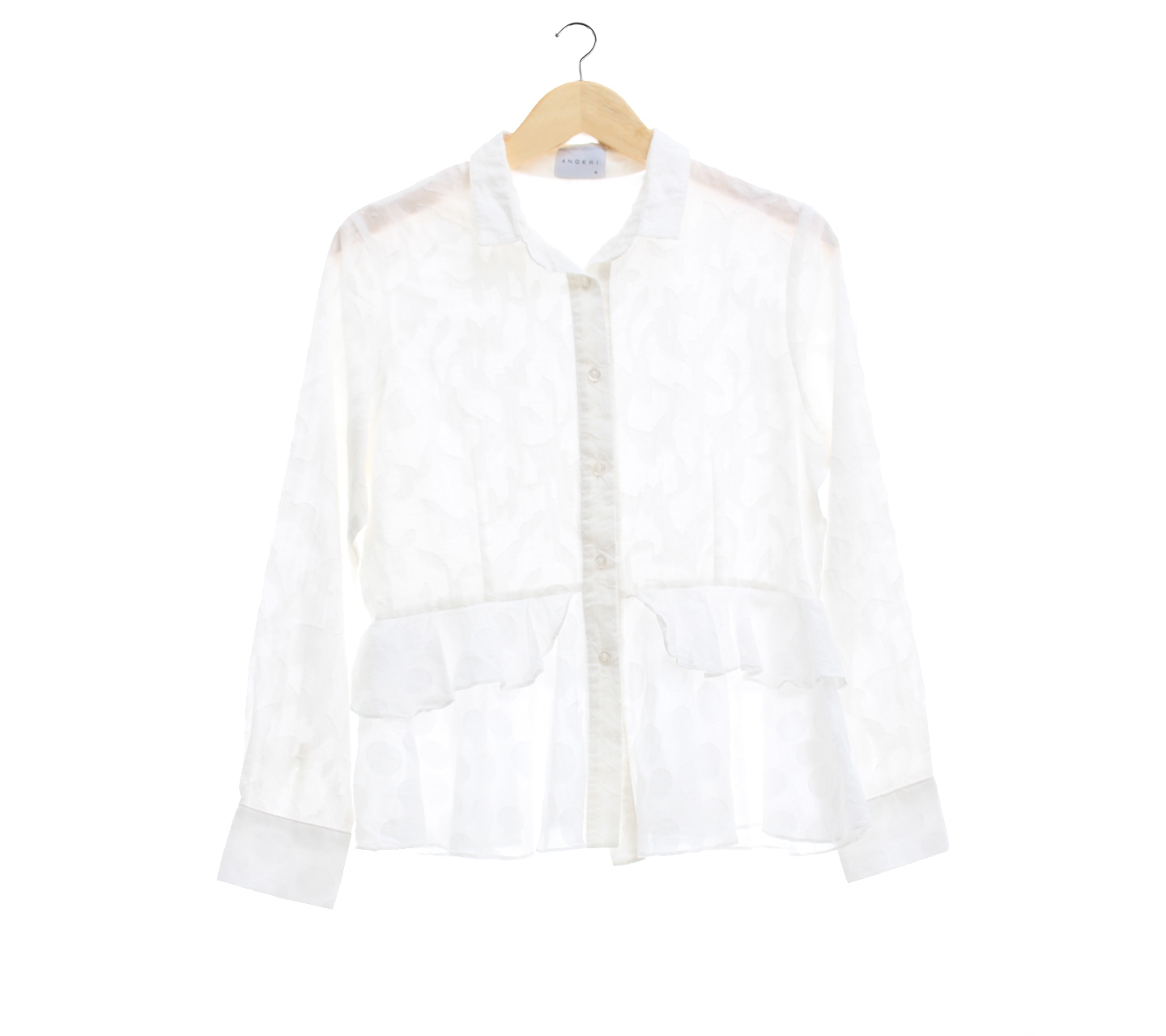 Anokhi Patterned White Shirt