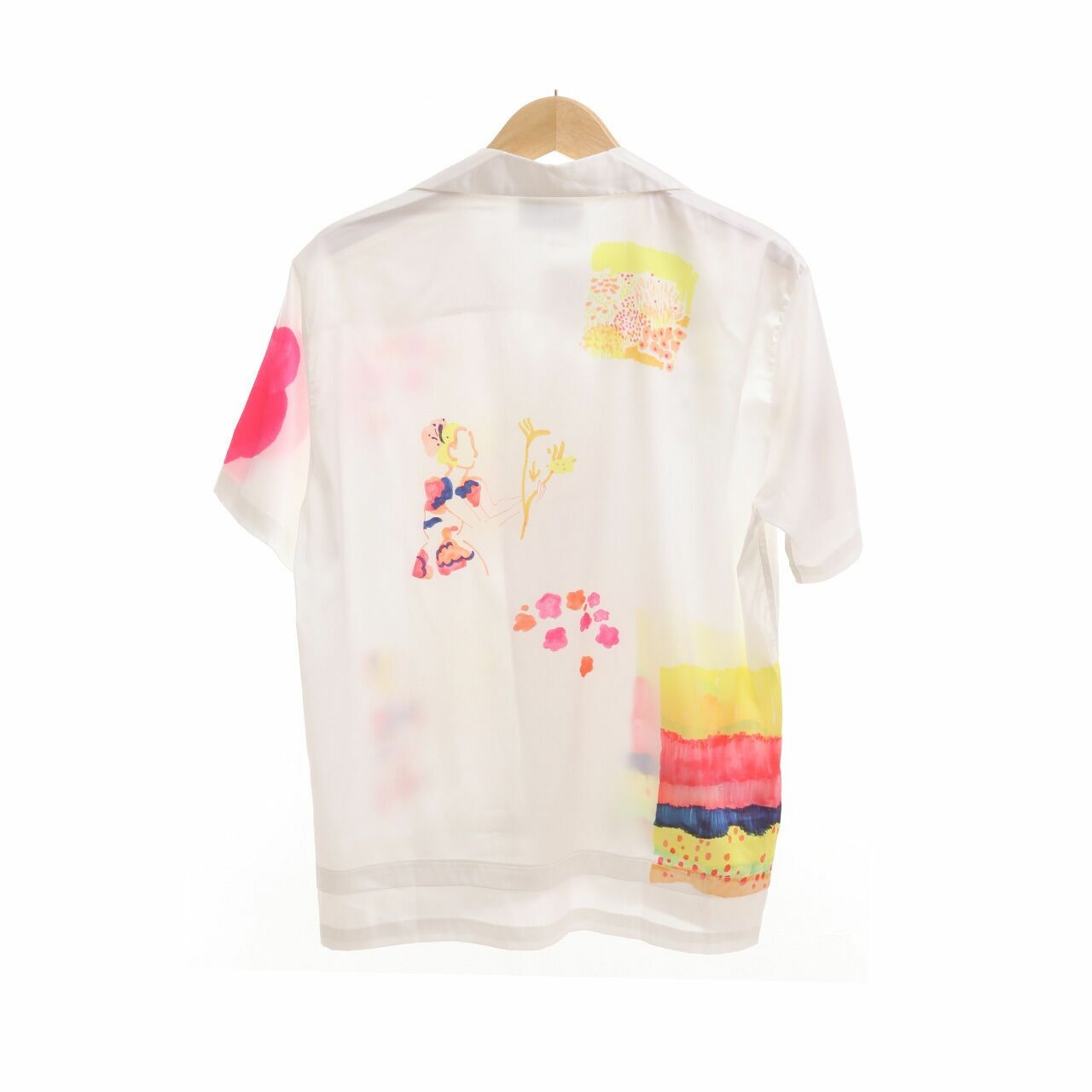 The Good Things In Life Off White Multi Printed Shirt